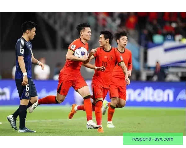 中国男足迎战日本队，全力争取世界杯亚洲区预选赛晋级名额